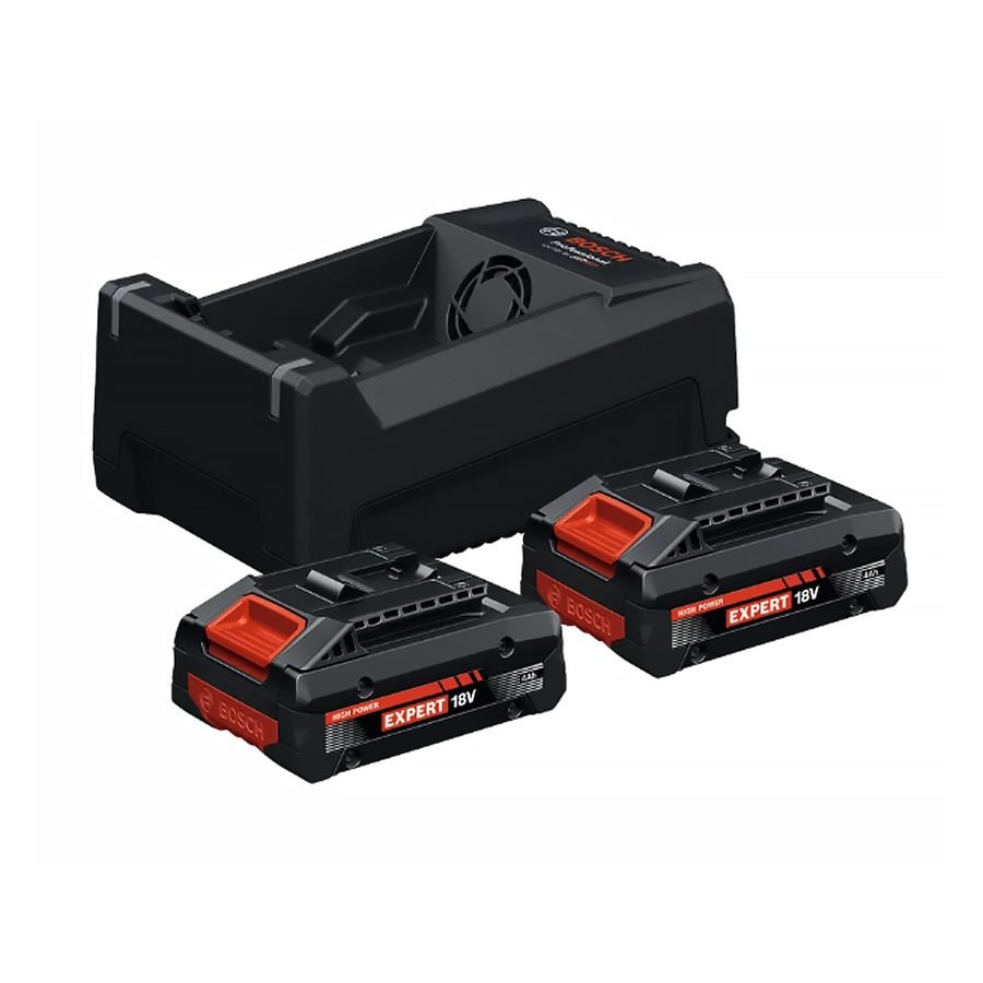 Bosch Starter Kit EXBA18V-40 18V 4.0Ah Fast Charger