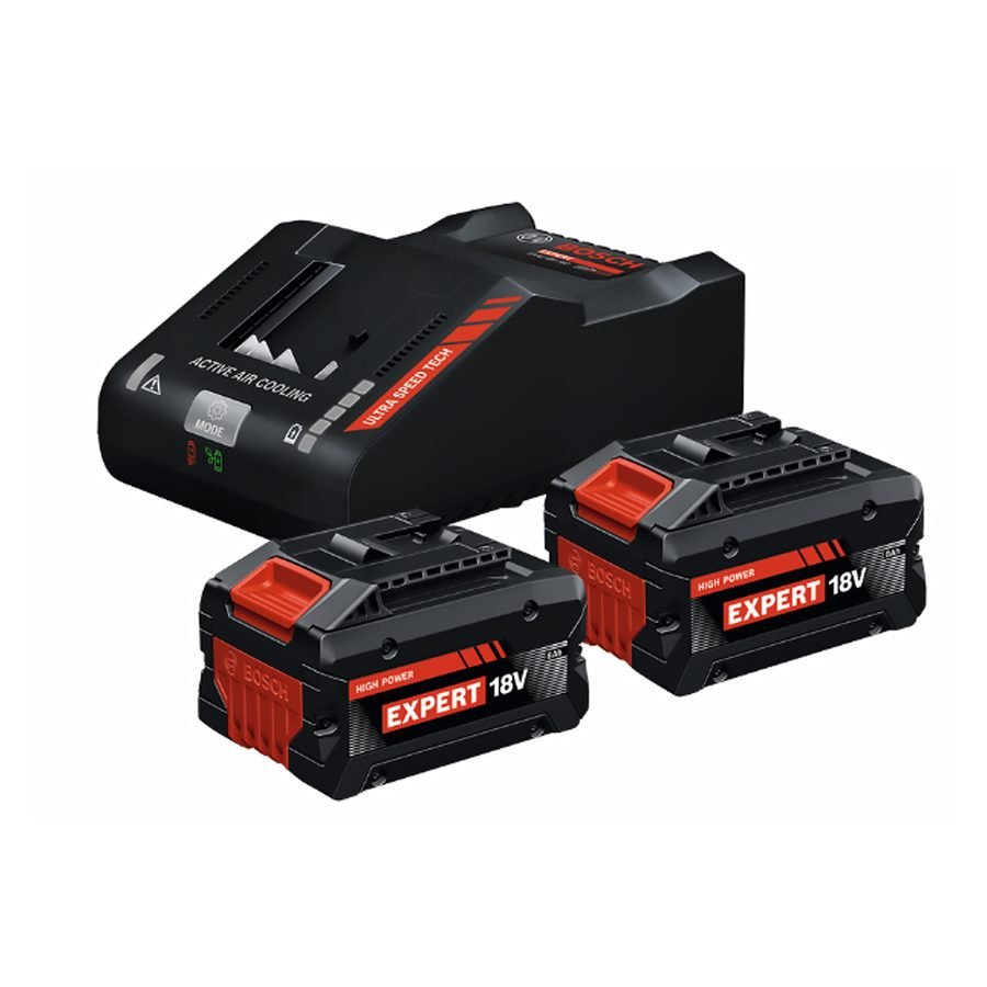 Bosch Starter Kit EXBA18V-80 8.0Ah Fast Charger