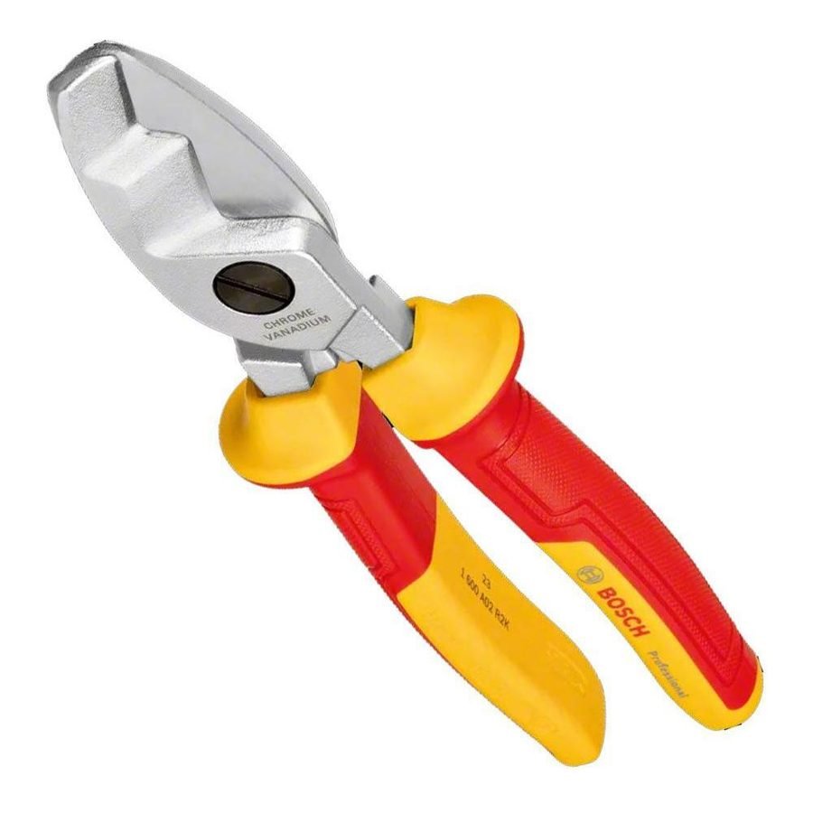 Bosch Bosch VDE Cable Shear 200mm (1600A02NF4), Electrical Supply Wires & Cables — Southend Philippines
