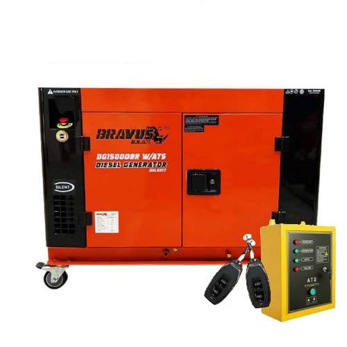 Bravus Bravus DG15000BR.2 Diesel Generator Silent Type 15kVa (W/ Add-On Switch , Electrical Supply Switches & Outlets — South
