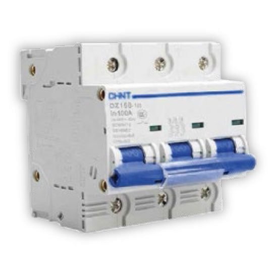 Chint Chint DZ158-125 3P 80A 400VAC Main Miniature Circuit Breaker (4.5 Module, Electrical Supply Circuit Breakers — Southend