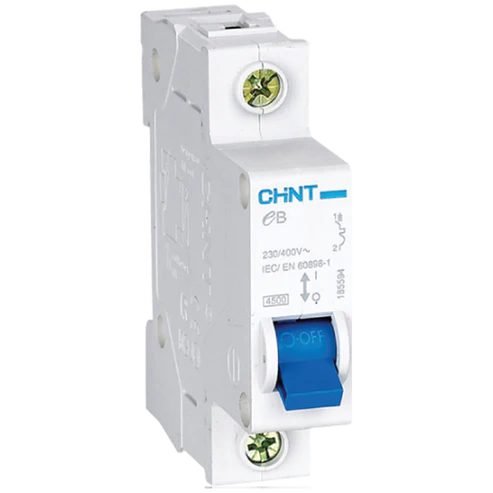 Chint Chint EB 1 Pole 4.5KA 400VAC Miniature Circuit Breaker (1 Module), Electrical Supply Circuit Breakers — Southend Philip