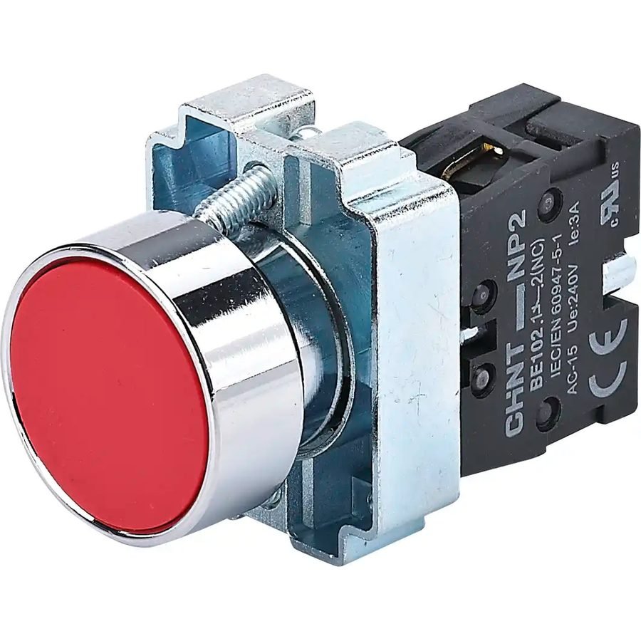 Chint Chint Metal Headed Push Button (Non-Illuminated) 220VAC, Electrical Supply Motor Starters & Controls — Southend Philipp