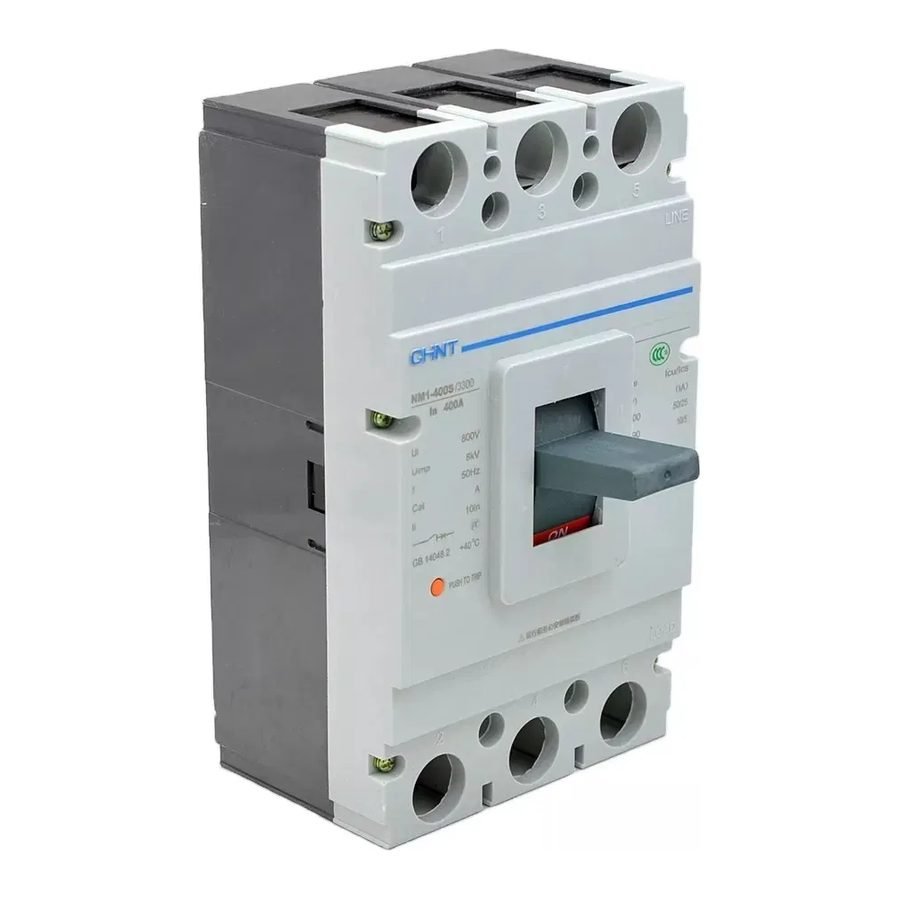 Chint Chint NM1-400S/3300 Moulded Case Circuit Breaker (Type S-3 Pole MCCB), Electrical Supply Circuit Breakers — Southend Ph