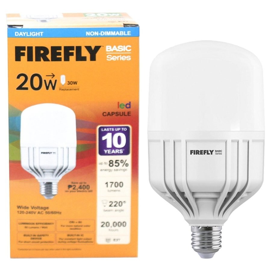 Firefly Firefly EHC1 LED Indoor Lighting Non A-Bulbs Capsule, Electrical Supply Lighting — Southend Philippines
