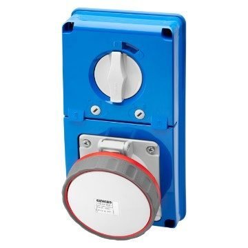 Gewiss- VERTICAL FIXED INTERLOCKED SOCKET OUTLET – WITHOUT BOTTOM – WITH, Electrical Supply Switches & Outlets — Southend Phi