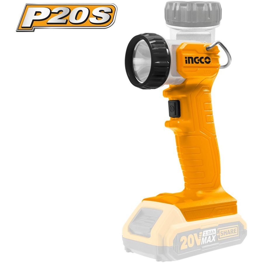Ingco Ingco CWLI2023-20V Work Lamp 20V 120 Lumens, Electrical Supply Lighting — Southend Philippines