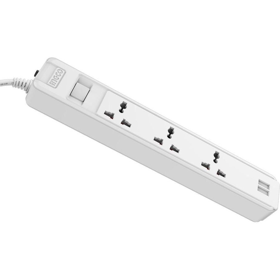 Ingco Ingco HES13041VSB Extension Cord Set (2.1A USB), Electrical Supply Extension Cords & Reels — Southend Philippines