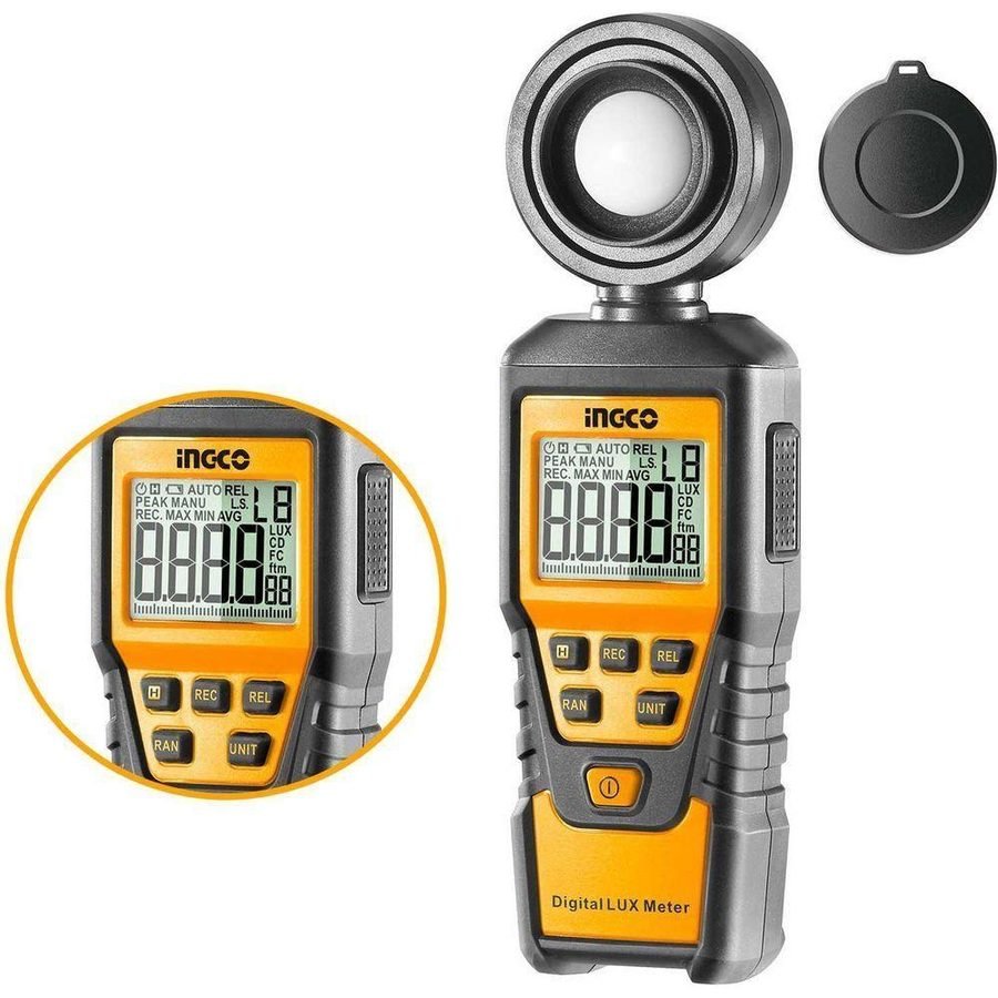 Ingco Ingco HETLU01 Digital LED Lux Meter, Electrical Supply Meters & Testers — Southend Philippines
