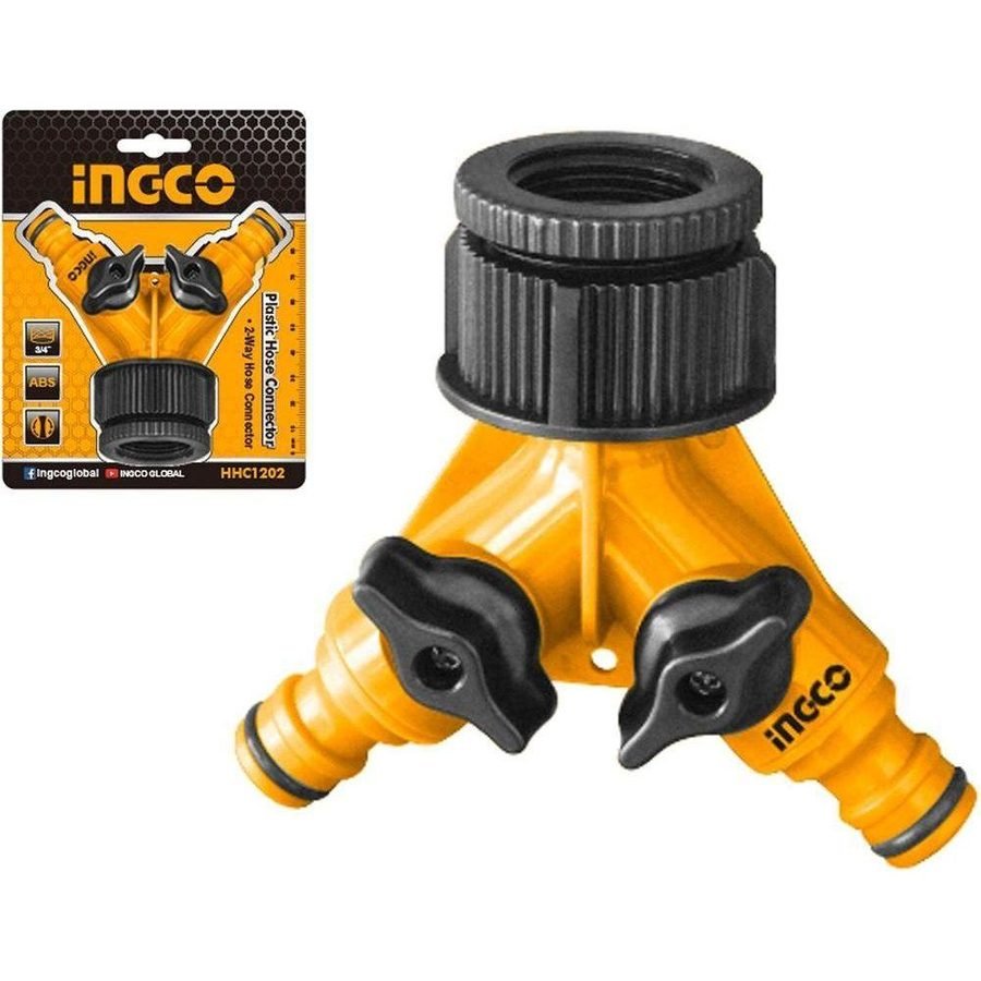 Ingco Ingco HHC1202 Plastic Hose Connector, Electrical Supply Plugs & Connectors — Southend Philippines