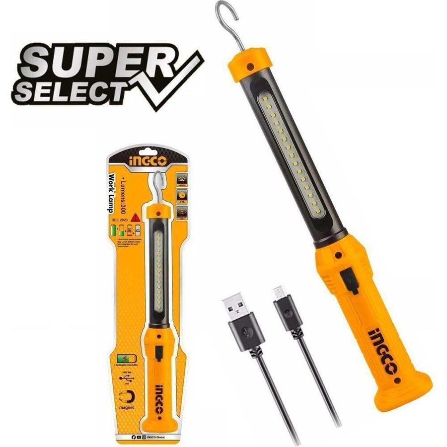 Ingco Ingco HWLI35261 Work Lamp Light (SS) 300 Lumens, Electrical Supply Lighting — Southend Philippines