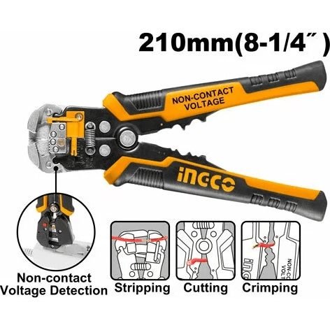 Ingco Ingco HWSP102429 4in1 Automatic Wire Stripper, Electrical Supply Wires & Cables — Southend Philippines