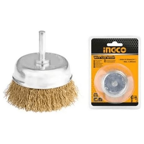 Ingco Ingco WB30751 Wire Cup Brush 3" With 1/4" Shank, Electrical Supply Wires & Cables — Southend Philippines