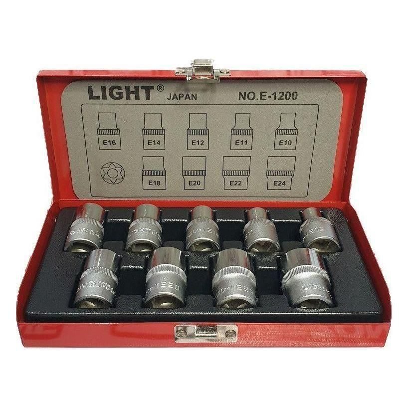 Light E-1200 1/2" Drive *Pcs E-Star Socket Wrench Set, Electrical Supply Switches & Outlets — Southend Philippines
