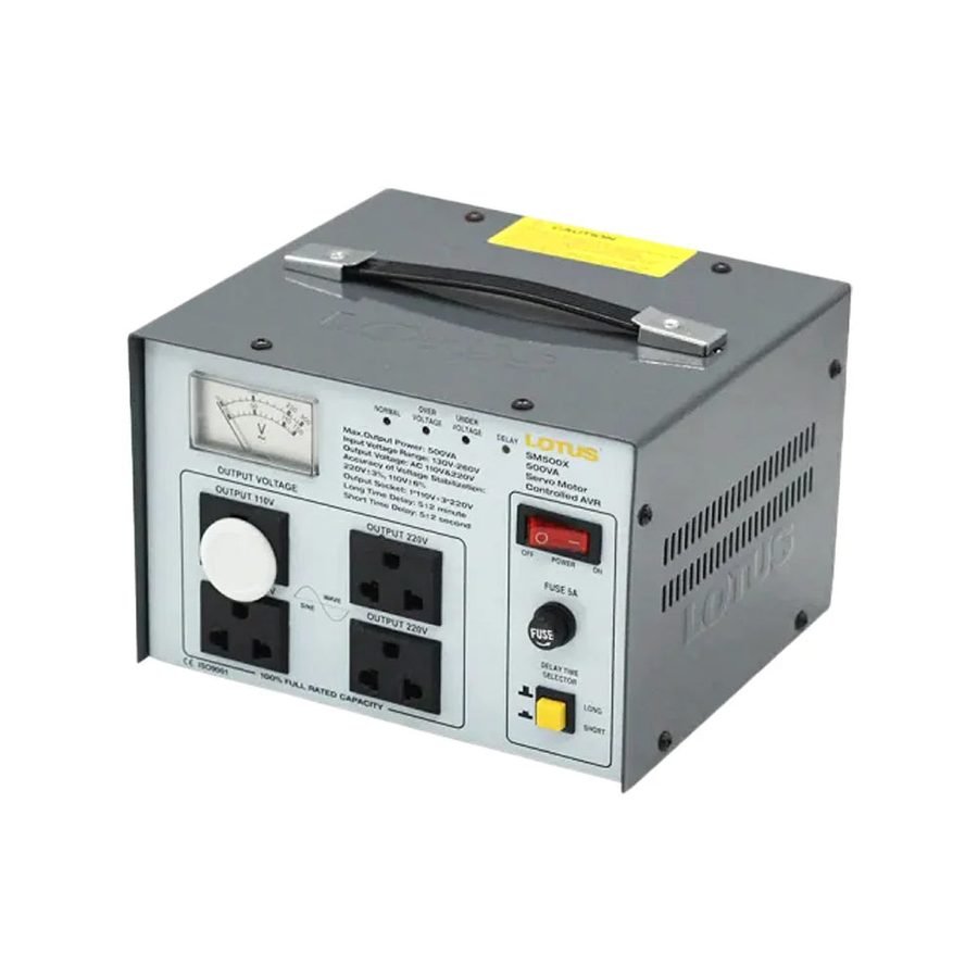 Lotus Lotus SM500X Automatic Voltage Regulator Servo Motor 500VA, Electrical Supply Transformers & Voltage Regulators — South