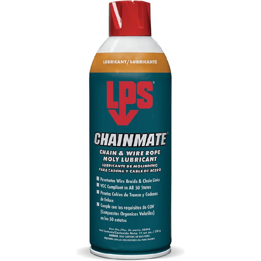 LPS LPS 02416 ChainMate Chain & Wire Rope Moly Lubricant 11oz, Electrical Supply Wires & Cables — Southend Philippines