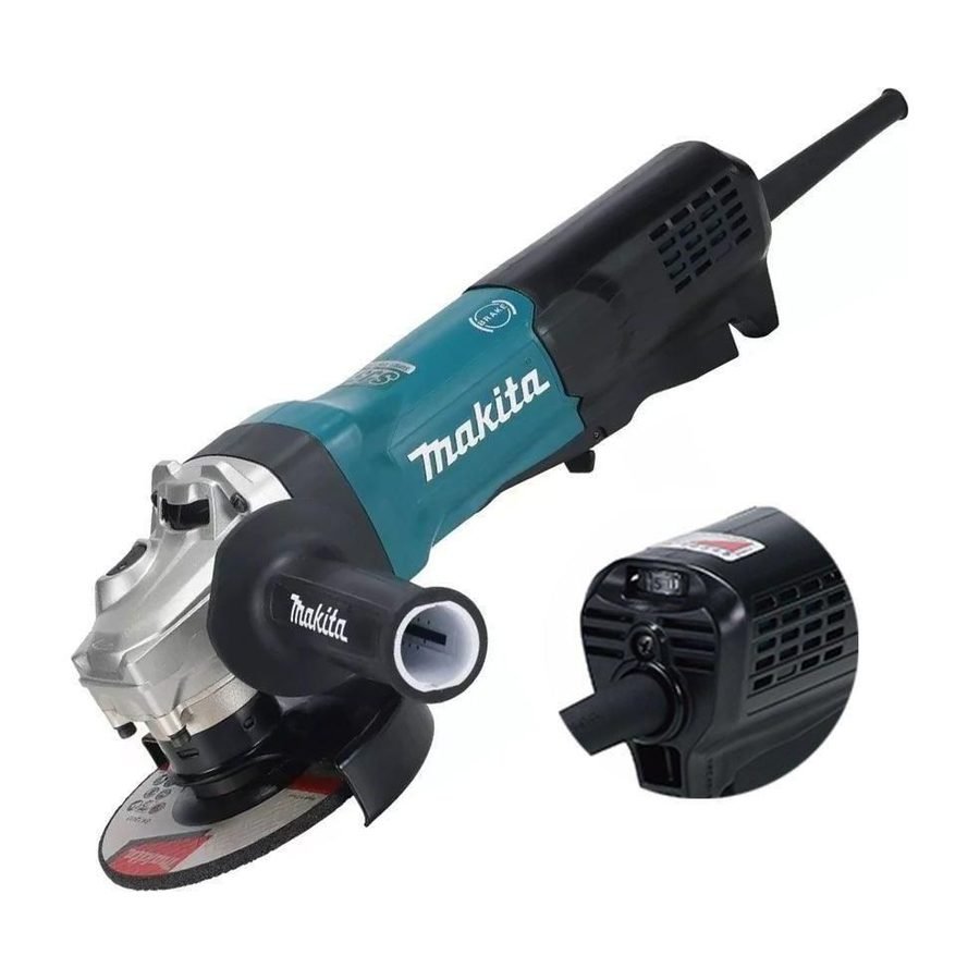 Makita Makita GA5093X03 Angle Grinder 5" (Variable Speed) [Paddle Switch] 1900W, Electrical Supply Switches & Outlets — South