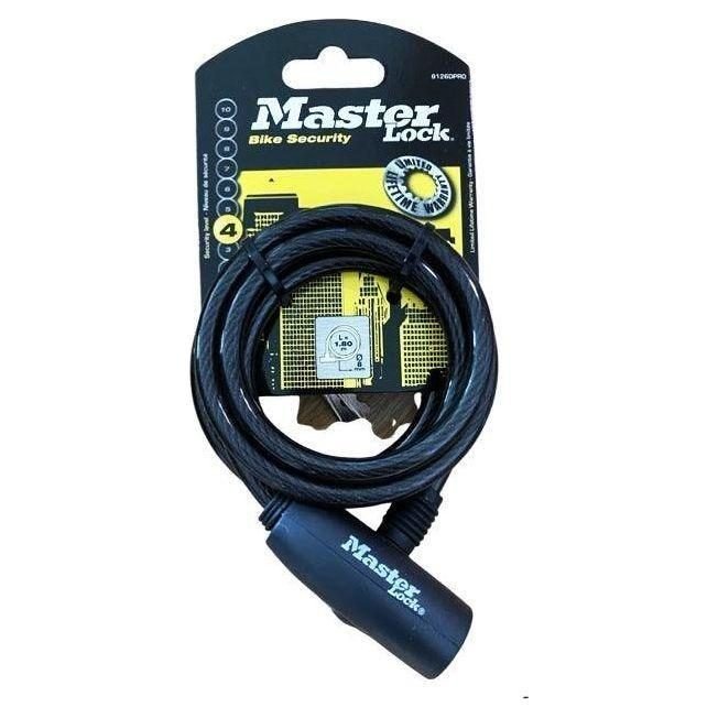 MasterLock 8126 Bicycle Lock / Cable Lock, Electrical Supply Wires & Cables — Southend Philippines