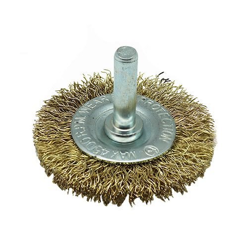 MaxSell MaxSell Crimped Wire Bevel Brush 1/4" Shank, Electrical Supply Wires & Cables — Southend Philippines