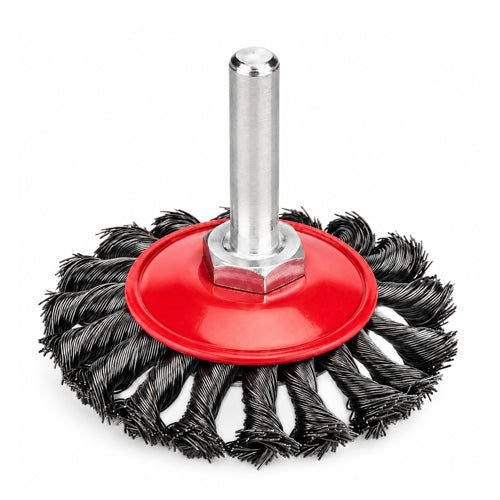MaxSell MaxSell Knotted Wire Bevel Brush 1/4" Shank, Electrical Supply Wires & Cables — Southend Philippines