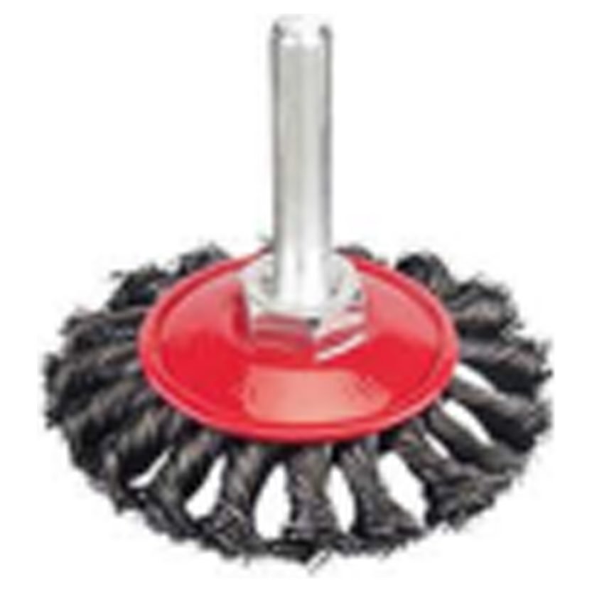 MaxSell Maxsell MBK-7410 Circular Knotted Wire Brush 4" With 1/4 Shank, Electrical Supply Wires & Cables — Southend Philippin