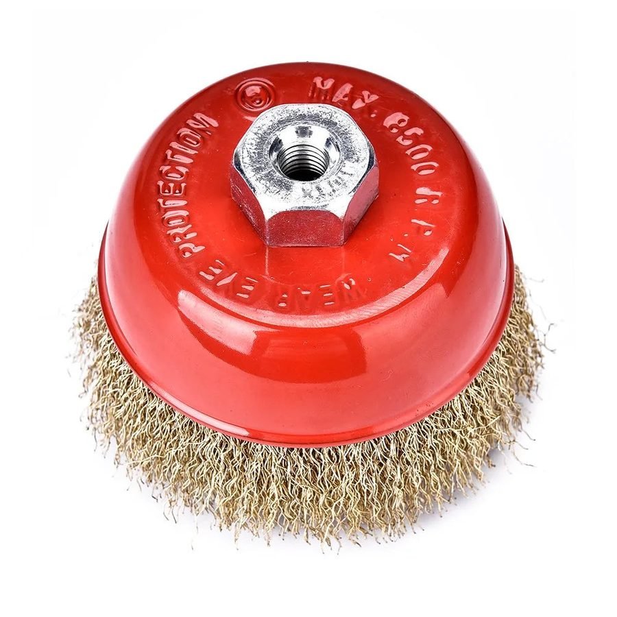MPT Crimped Wire Cup Brush W/ Nut
