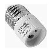 Omni Omni A27-010 GU10 Adapter With E27 Base 4A 250V, Electrical Supply Plugs & Connectors — Southend Philippines