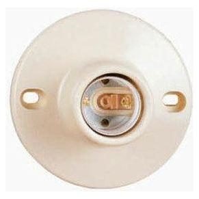 Omni Omni E27-130 Ceiling Receptacle 3-1/2" With Screw 6A 250V, Electrical Supply Switches & Outlets — Southend Philippines