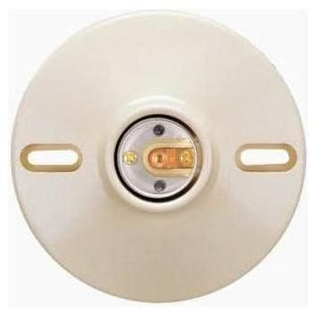 Omni Omni E27-140 Ceiling Receptacle 4-1/4" With Screw 6A 250V, Electrical Supply Switches & Outlets — Southend Philippines