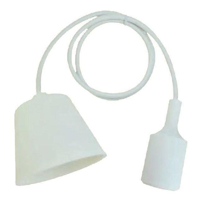 Omni Omni E27-611/W Pendant Ceiling Lighting Fixture White 4A 250V, Electrical Supply Lighting — Southend Philippines