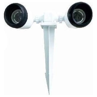 Omni Omni E27-GWH/2 Deluxe Garden Twin Lamp Holder 130W 250V, Electrical Supply Lighting — Southend Philippines