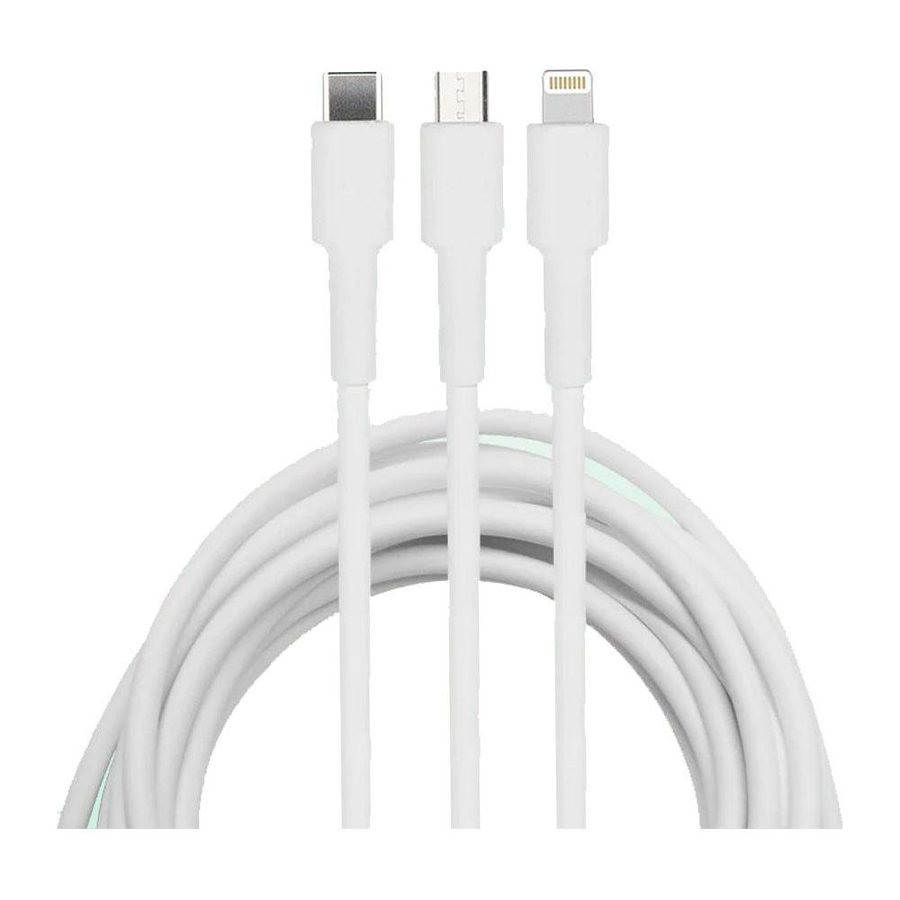 Omni Omni ODC-333 USB Cable Type-A To Micro, Type-C, Lightning, Electrical Supply Wires & Cables — Southend Philippines