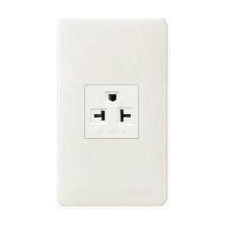Omni Omni P-WEA-401 Aircon Tandem Outlet In Plate (Flush Type), Electrical Supply Switches & Outlets — Southend Philippines