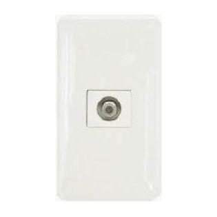 Omni Omni P1-TV TV Cable Outlet In Plate (Flush Type), Electrical Supply Switches & Outlets — Southend Philippines