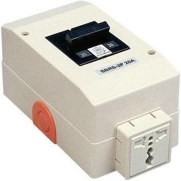 Omni Omni SBRS-2P Safety Breaker Regular With Socket (15A,20A), Electrical Supply Circuit Breakers — Southend Philippines
