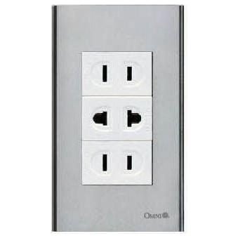 Omni Omni SP3-WR/WU/WR 2pc Regular Convenience Outlet & Universal Outlet In S, Electrical Supply Switches & Outlets — Southen