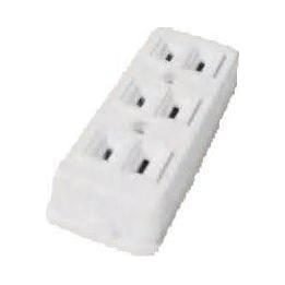 Omni Omni STO-003 Spring Type Outlet 3-Gang 10A 250V, Electrical Supply Switches & Outlets — Southend Philippines