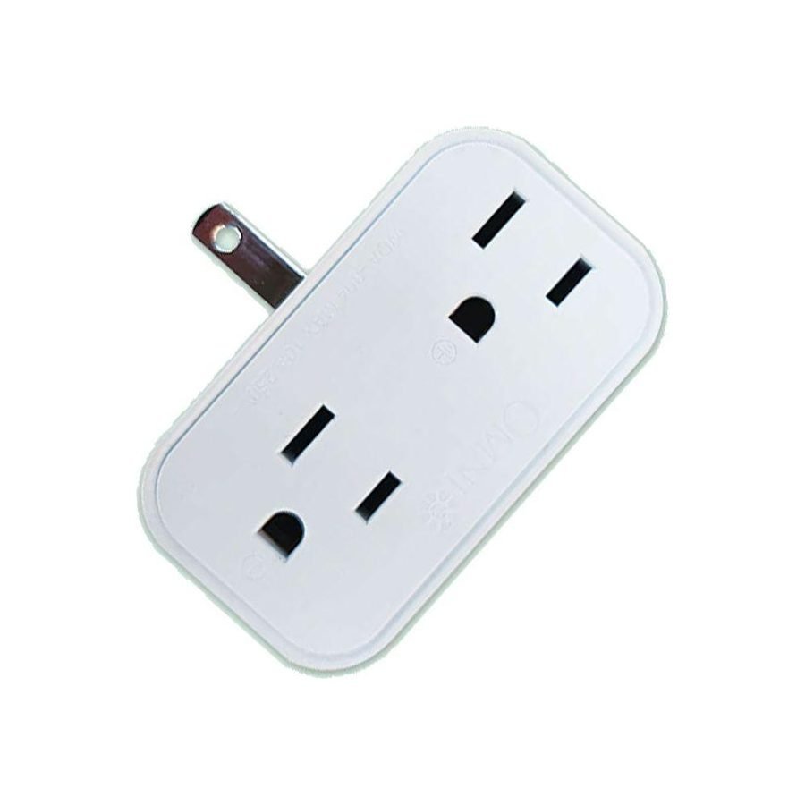 Omni Omni WDA-004 Side Access Multiple Socket Adapter W/ 4-Gang 10A 2500W, Electrical Supply Switches & Outlets — Southend Ph