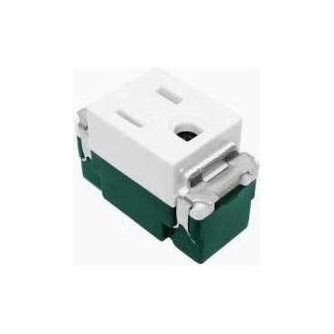 Omni Omni WEG-203 Convenience Outlet With Ground 10A 250V (Flush Type), Electrical Supply Switches & Outlets — Southend Phili