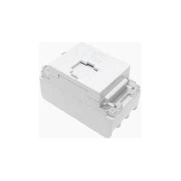 Omni Omni WET-302 Telephone Outlet 4 Pins (Flush Type), Electrical Supply Switches & Outlets — Southend Philippines