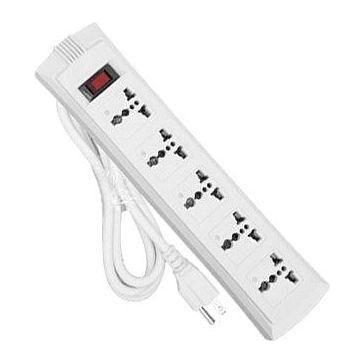 Omni Omni WEU-105-PK Universal Outlet Extension Cord 5-Gang With Switch, Electrical Supply Switches & Outlets — Southend Phil