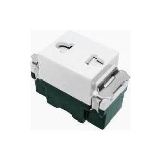 Omni Omni WEU-202 Universal Outlet With Shutter 10A 250V (Flush Type), Electrical Supply Switches & Outlets — Southend Philip