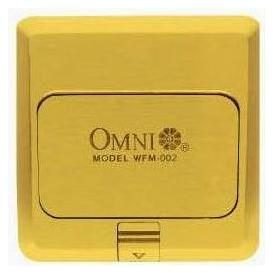 Omni Omni WFM-002 Floor Mounted Outlet Square 16A 25V - Duplex Outlet, Electrical Supply Switches & Outlets — Southend Philip