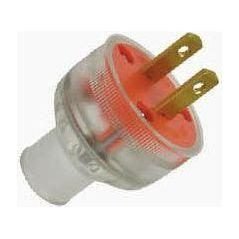 Omni Omni WRR-101 Regular Rubber Plug 5A 250V (Transparent), Electrical Supply Plugs & Connectors — Southend Philippines