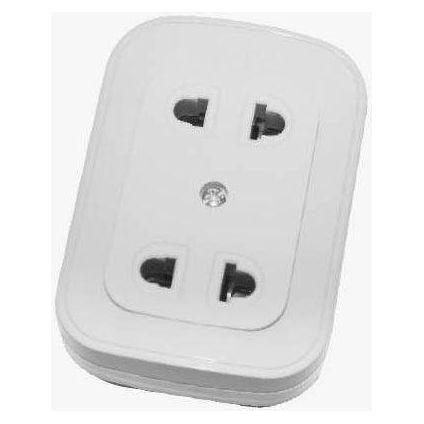 Omni Omni WSO-002 Surface 2-Gang Convenience Outlet 10A 250V, Electrical Supply Switches & Outlets — Southend Philippines