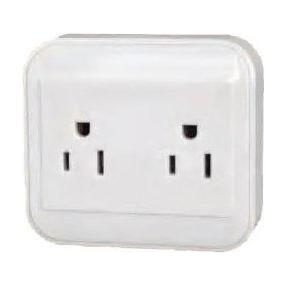 Omni Omni WSO-202-PK Suface Type Outlet 2-Gang 10A, Electrical Supply Switches & Outlets — Southend Philippines