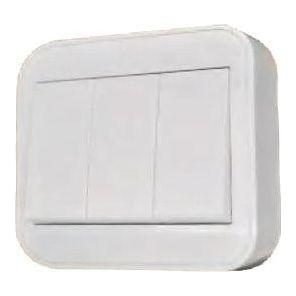 Omni Omni WSS-203-PK Surface Type Switch 3-Gang 10A, Electrical Supply Switches & Outlets — Southend Philippines