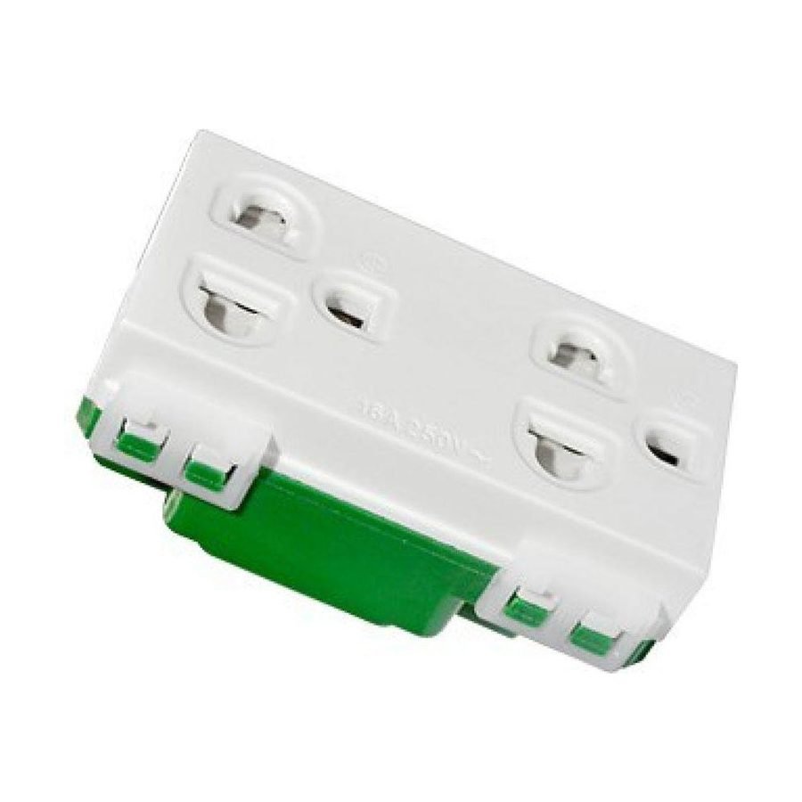 Omni Omni WWG-402 Duplex Universal Outlet W/ Ground 16A, Electrical Supply Switches & Outlets — Southend Philippines