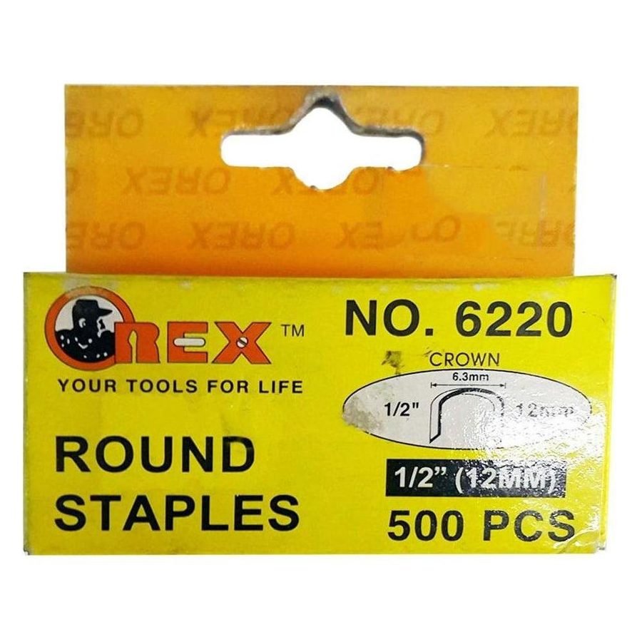 Orex 6220 Round Staples / Staple Wire 1/2", Electrical Supply Wires & Cables — Southend Philippines