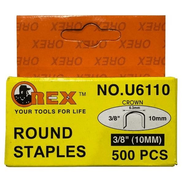 Orex U6110 Round Staples / Staple Wire 3/8", Electrical Supply Wires & Cables — Southend Philippines